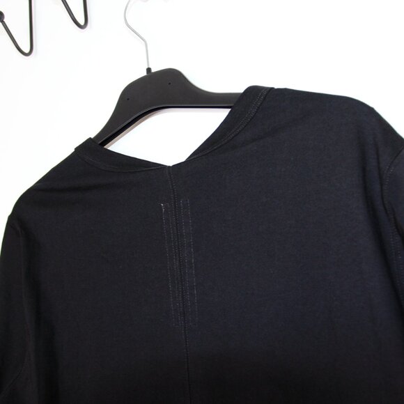 BNWT SS25 RICK OWENS "HOLLYWOOD" LEVEL T TSHIRT BLACK S & M - Picture 5 of 14